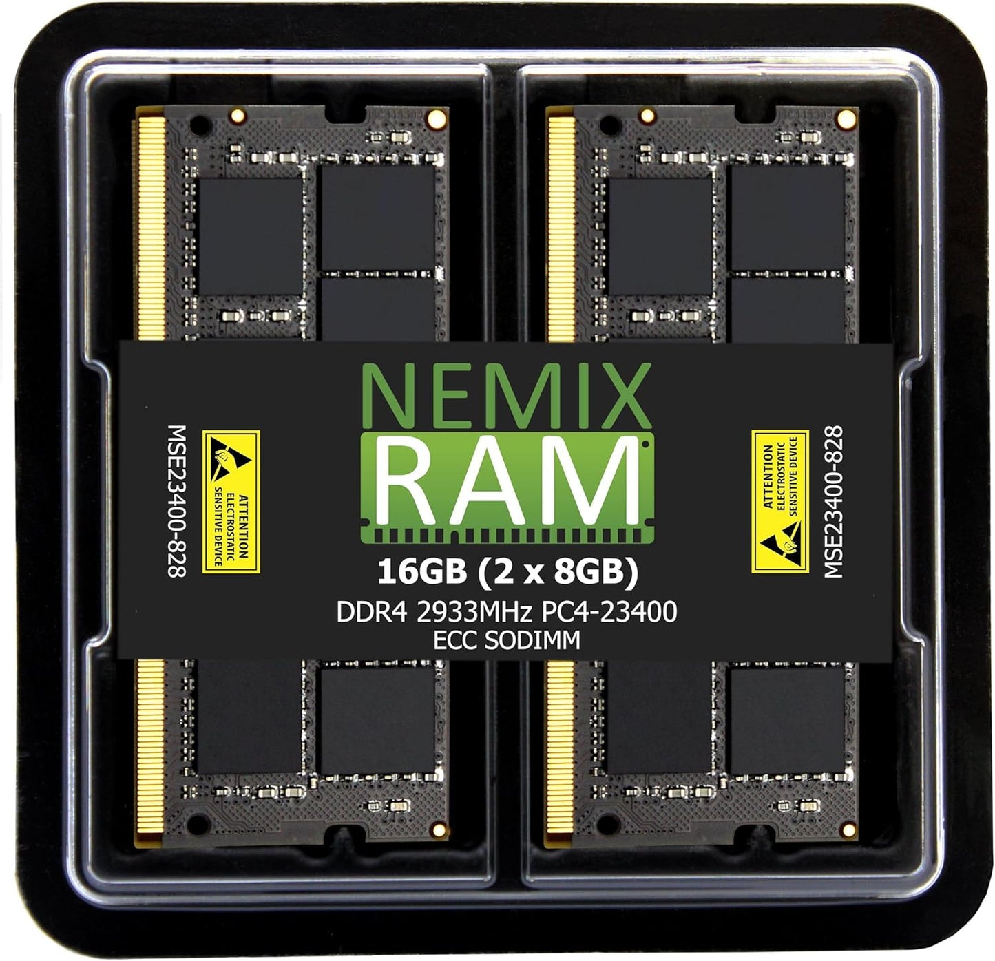 NEMIX RAM 16GB DDR4 2933MHZ ECC SODIMM Kit for Performance