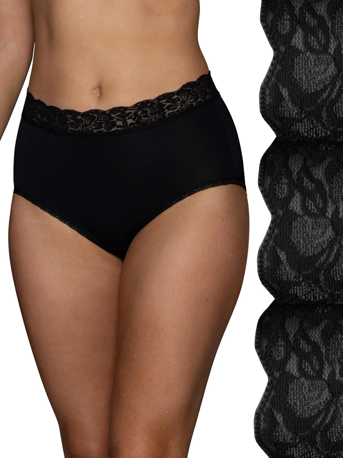 Vanity Fair Womens Flattering Lace Panties for Ultimate Comfort