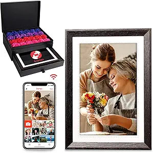 Frameo 10.1 Inch WiFi Digital Picture Frame for Mom's Gift