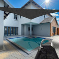 Reinforced 22ft x 35ft x 41.3ft Custom Black Sun Shade Sail - Durable