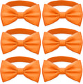 Adam Young Men's Hot Pink Pre-Tied Satin Bow Tie Large - Classic