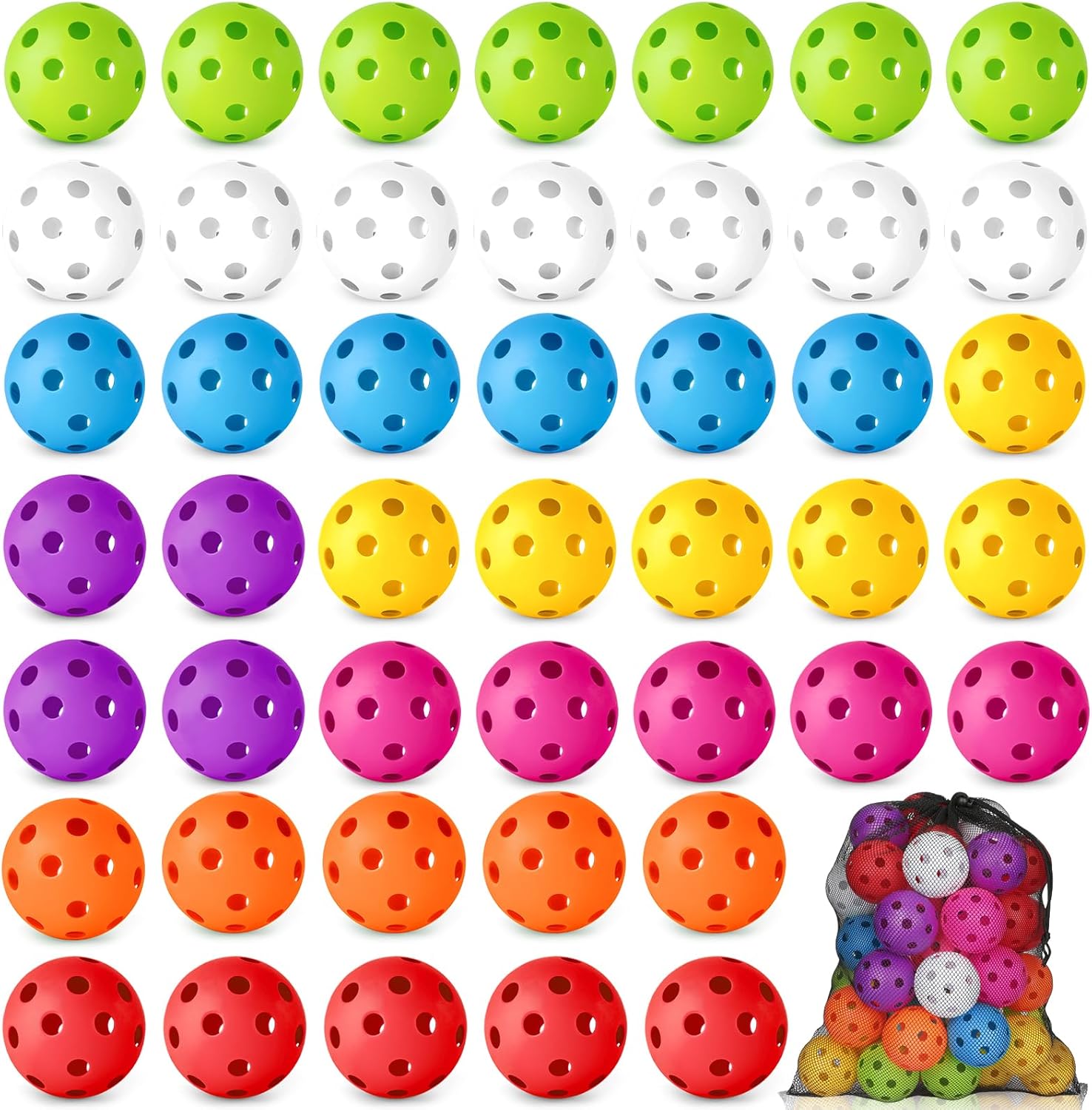 Coopay 50 Pack Baseball Practice Balls for Training and Fun