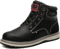 Mens Winter Snow Boots Ankle Booties - Warm Lightweight Non-Slip