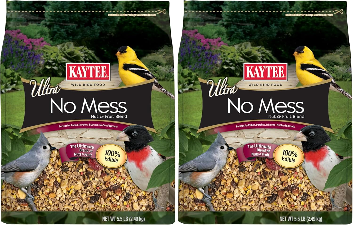 Kaytee Wild Bird Waste Free Nut and Fruit Food Seed Blend