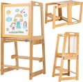Kitchen Tower for Toddlers - 3-in-1 Toddler Standing Tower - Safe