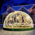 12FT Garden Dome Tent Geodesic Greenhouse - Clear PVC Dome