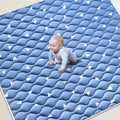 Baby Play Mat for Floor 71 in x 59 in - Extra Large Non-Slip Crawling