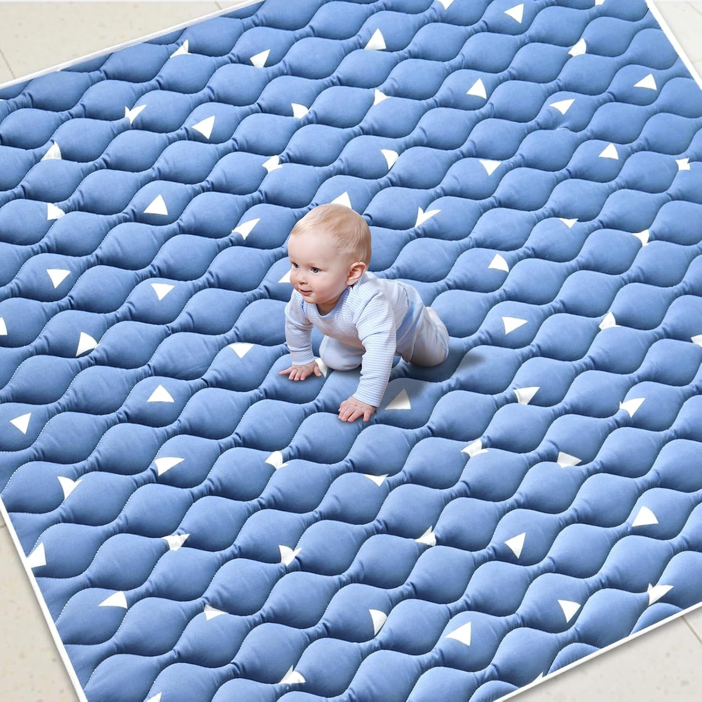 XL Non-Slip Baby Play Mat - Comfy Foam for Safe Play! #LILYVIBEBEARHAPPY