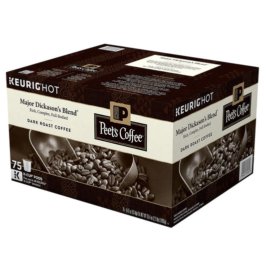Peet's Major Dickason's Blend Dark Roast - 75 K-Cups