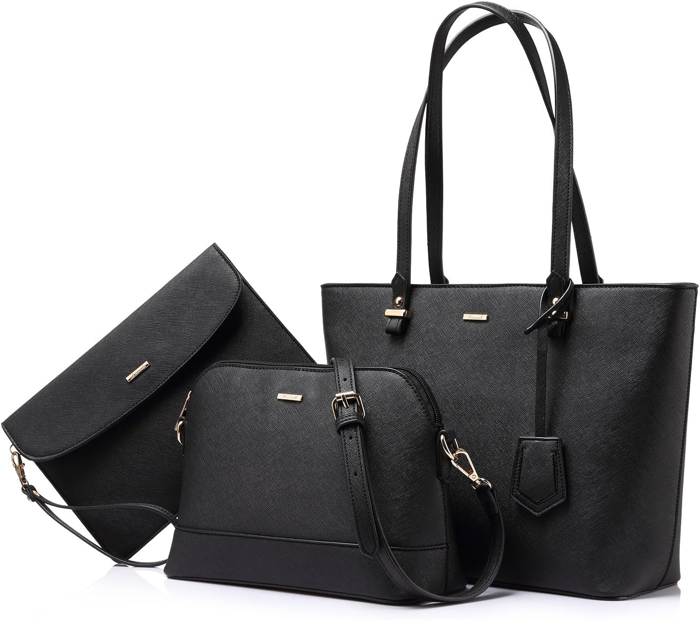 LOVEVOOK Handbags for Women - Stylish 3pcs Purse Set