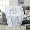Pinzon Fleece Blanket Twin Navy Blue - Plush 320GSM Comfort