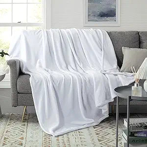 Pinzon Fleece Blanket Twin Blanket Navy Blue - Cozy & Soft