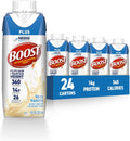 BOOST Plus Very Vanilla Drink - Pack of 24 for Extra Nutrition!