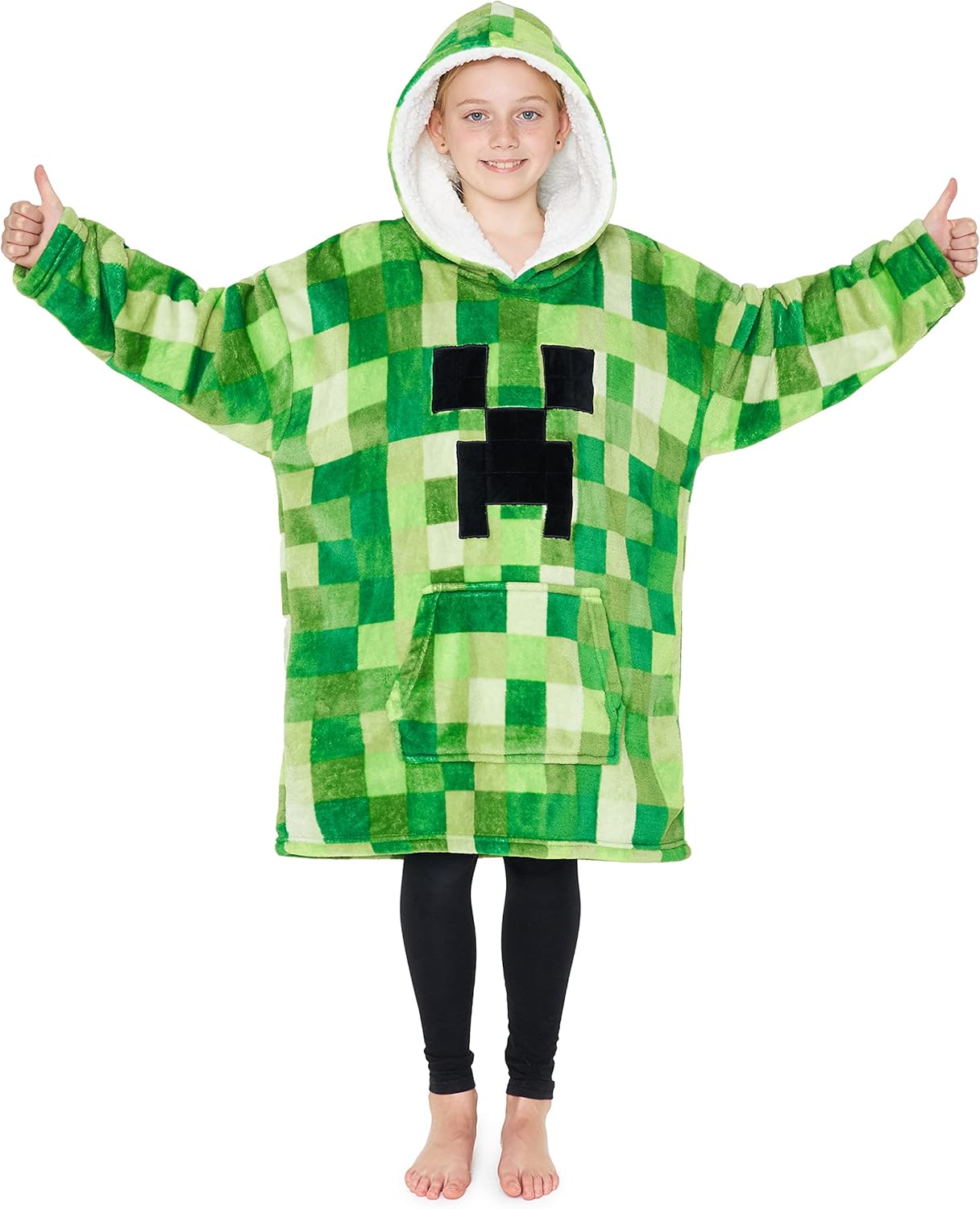 Minecraft Kids Hooded Blanket: Cozy Gamer Gift