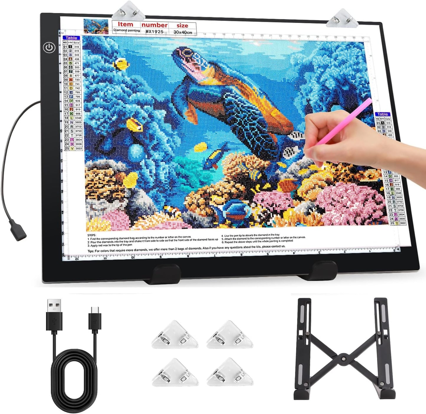 Zocelight A3 Light Pad for Diamond Painting and Art Projects
