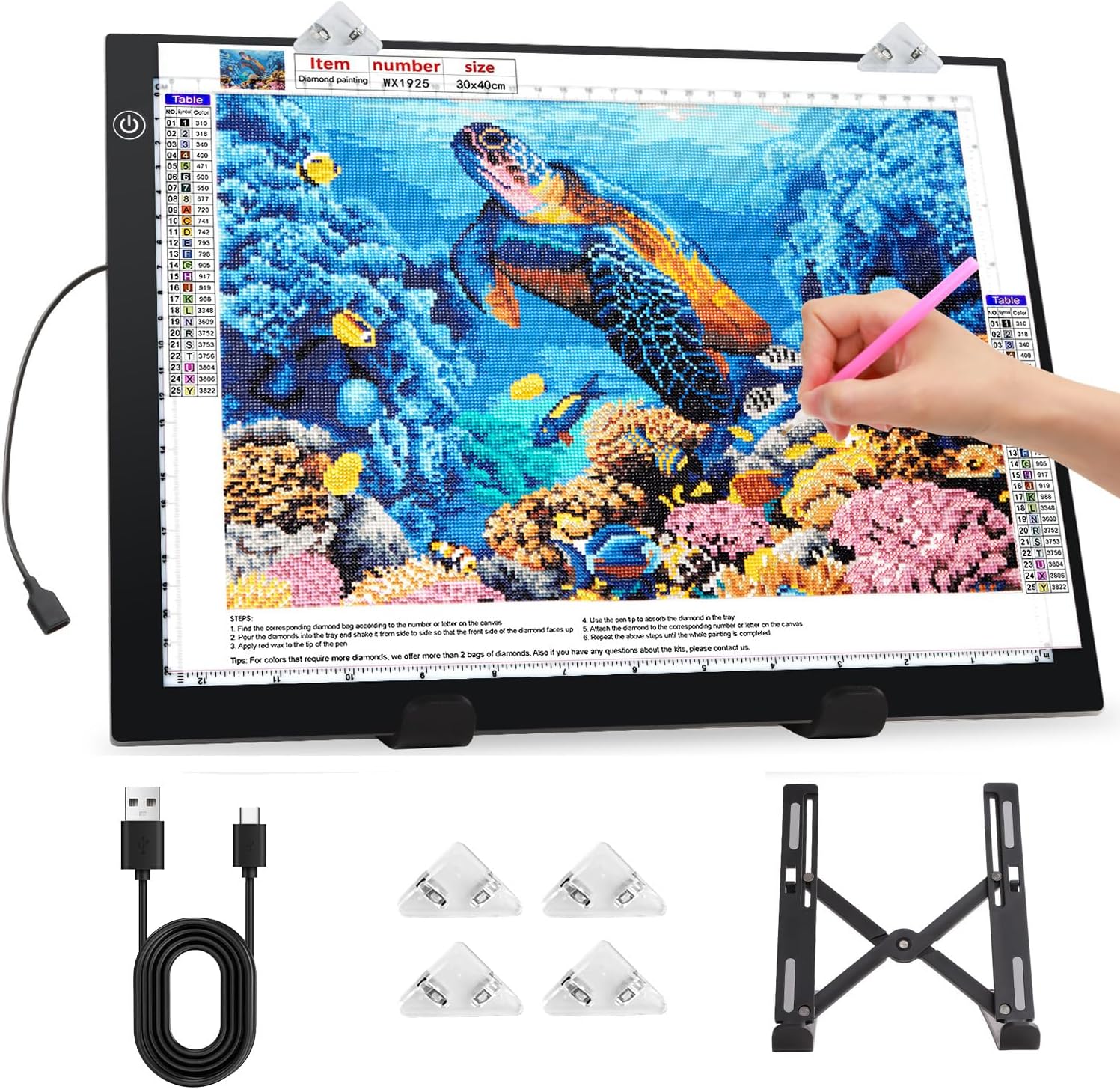 Zocelight A3 Light Pad for Diamond Painting and Art Projects