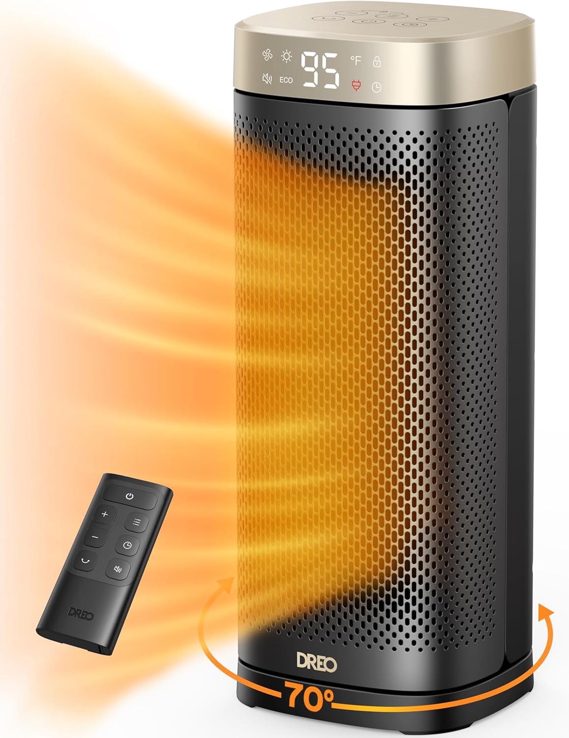 Dreo Large Room Heater: Fast Heating, Remote Control