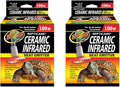 ReptiCare Ceramic Infrared Heat Emitters 2 Pack - Quiet 24hr Heat