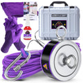 2600LBs Complete Magnet Fishing Kit - All-in-One 65ft Set