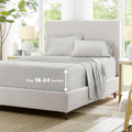 King Cooling Sheets 4 Piece - Extra Deep Pocket Grey Comfort