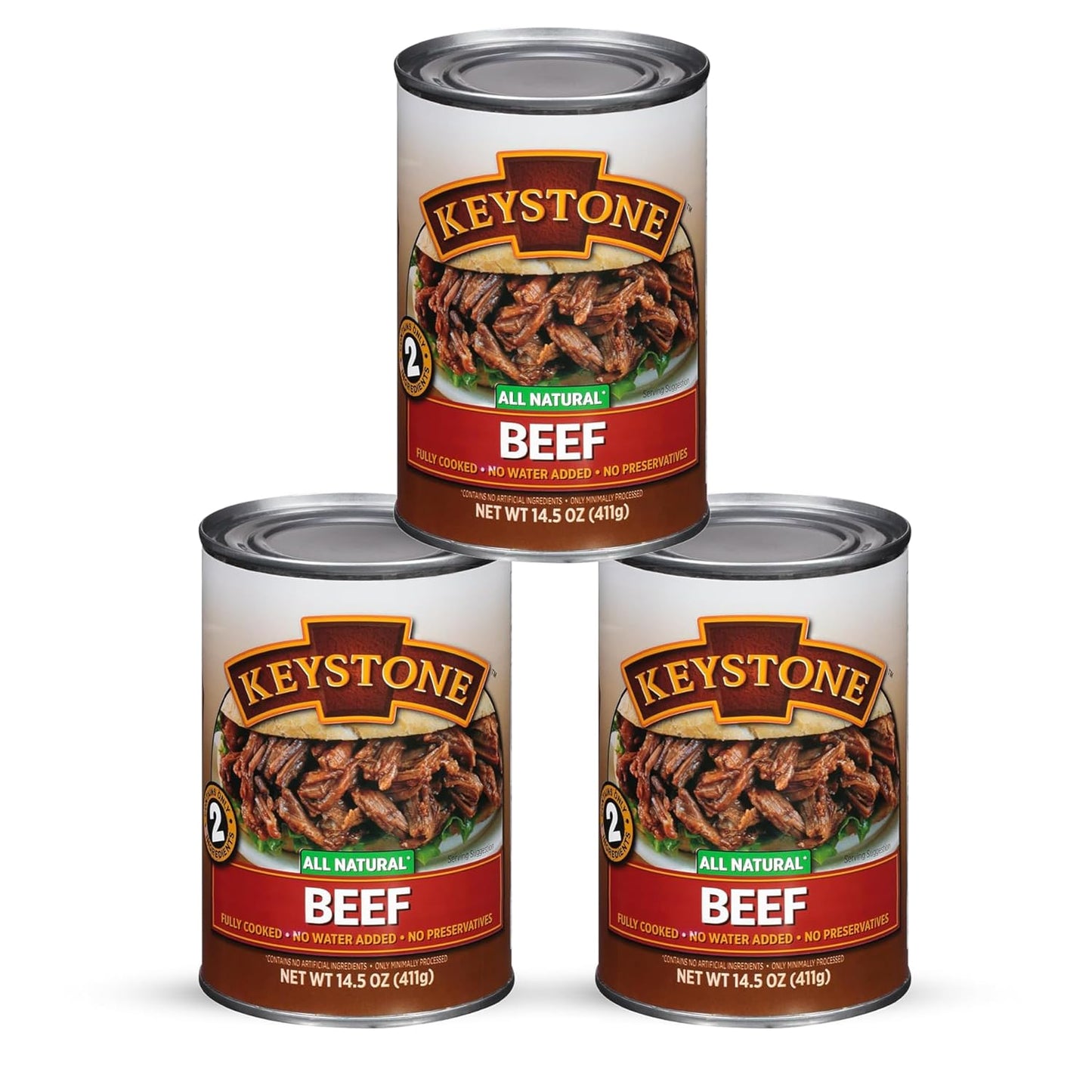 Keystone Meats All Natural Canned Beef for Quick Meals