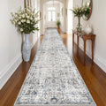 3x20 Washable Hallway Runner Rug - Extra Long Low Pile Kitchen Runner