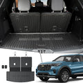 Cargo Mat with Backrest Mats for 2020-2026 Ford Explorer - Full