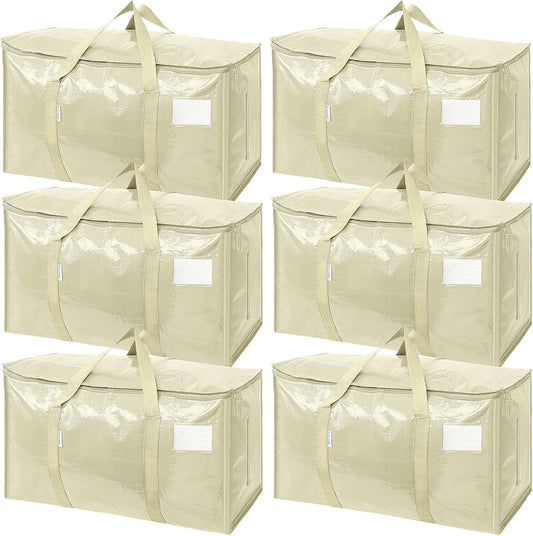 Extra Large Moving Bags with Zippers for Heavy-Duty Storage