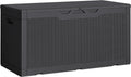 100 Gallon Outdoor Storage Box with Lid - Lockable, Weather-Resistant