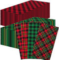 Buffalo Plaid Christmas Cocktail Napkins - Festive 40pcs