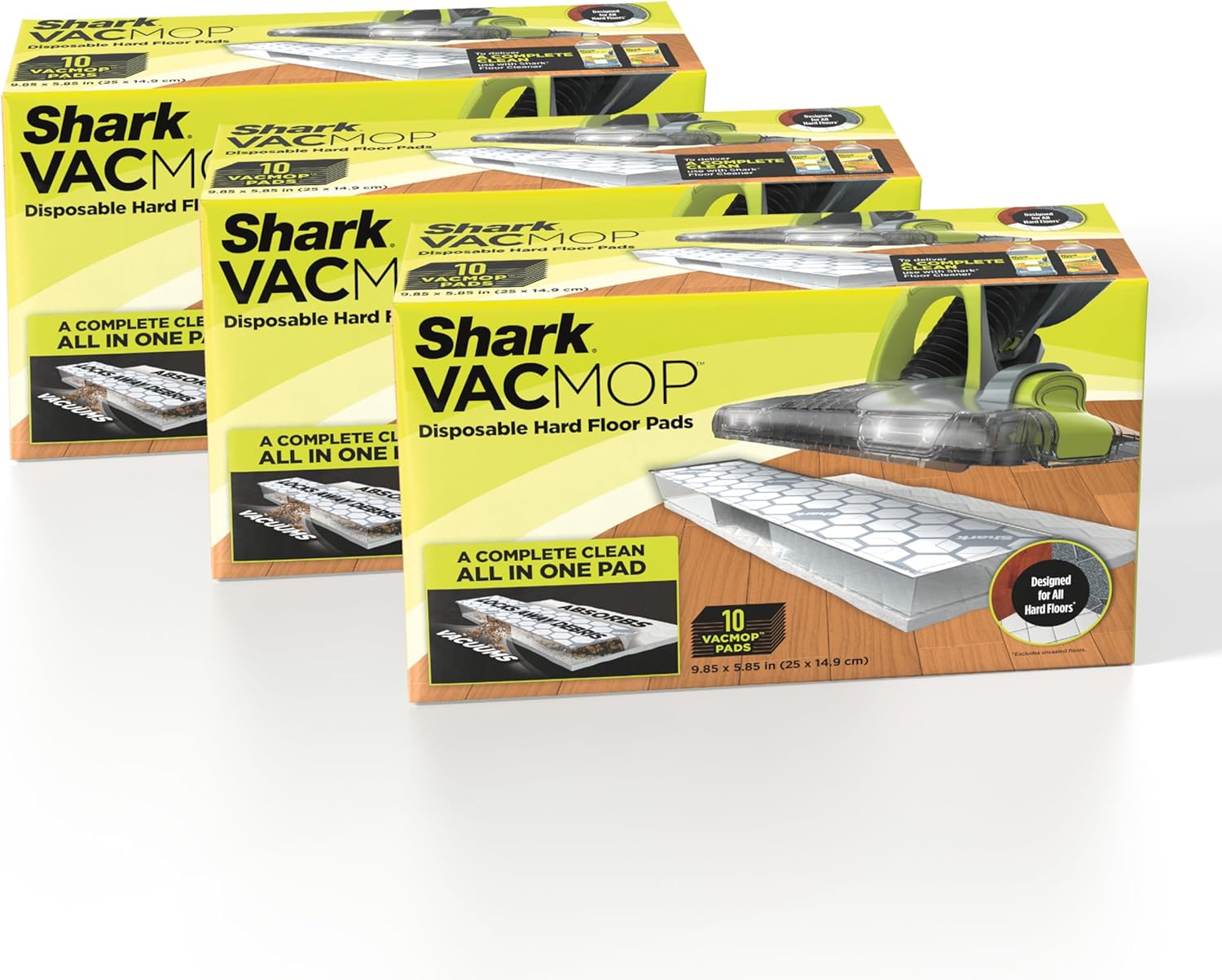 Shark VACMOP 3-Pack: Easy No-touch Pad Refills