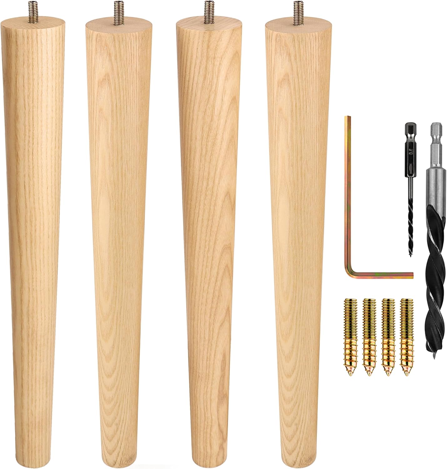 Premium Ash Wood Furniture Legs for All Types of Furniture
