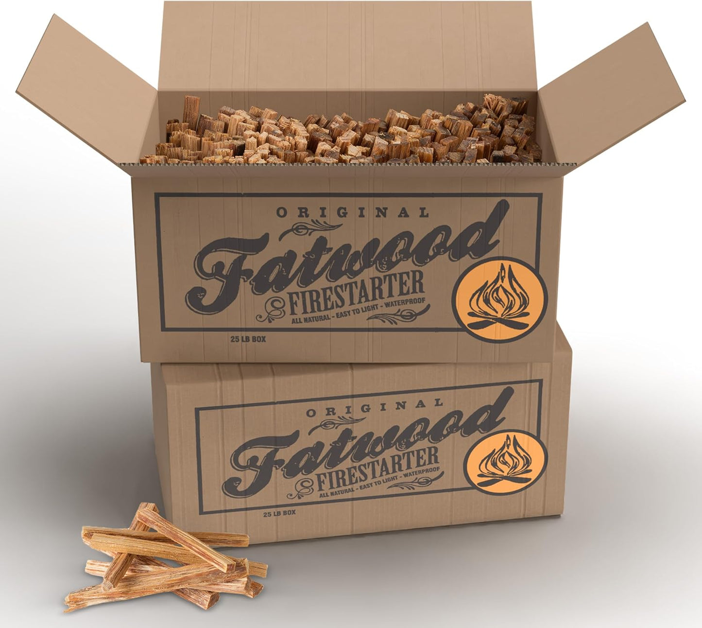 Fatwood Fire Starter Sticks - All Natural Pine Fire Starters