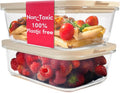 Ziruma Non-Toxic 6.2 Cup Glass Food Storage Containers - Plastic Free