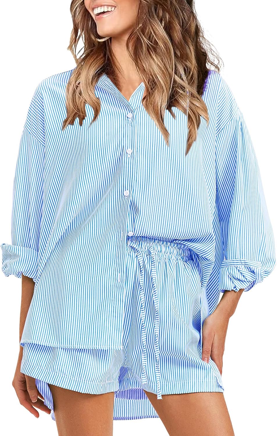 EXLURA Women's Summer 2 Piece Sets for Beach Vacation Style