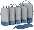 Compression Packing Cubes for Travel - Lightweight Space Saver Set