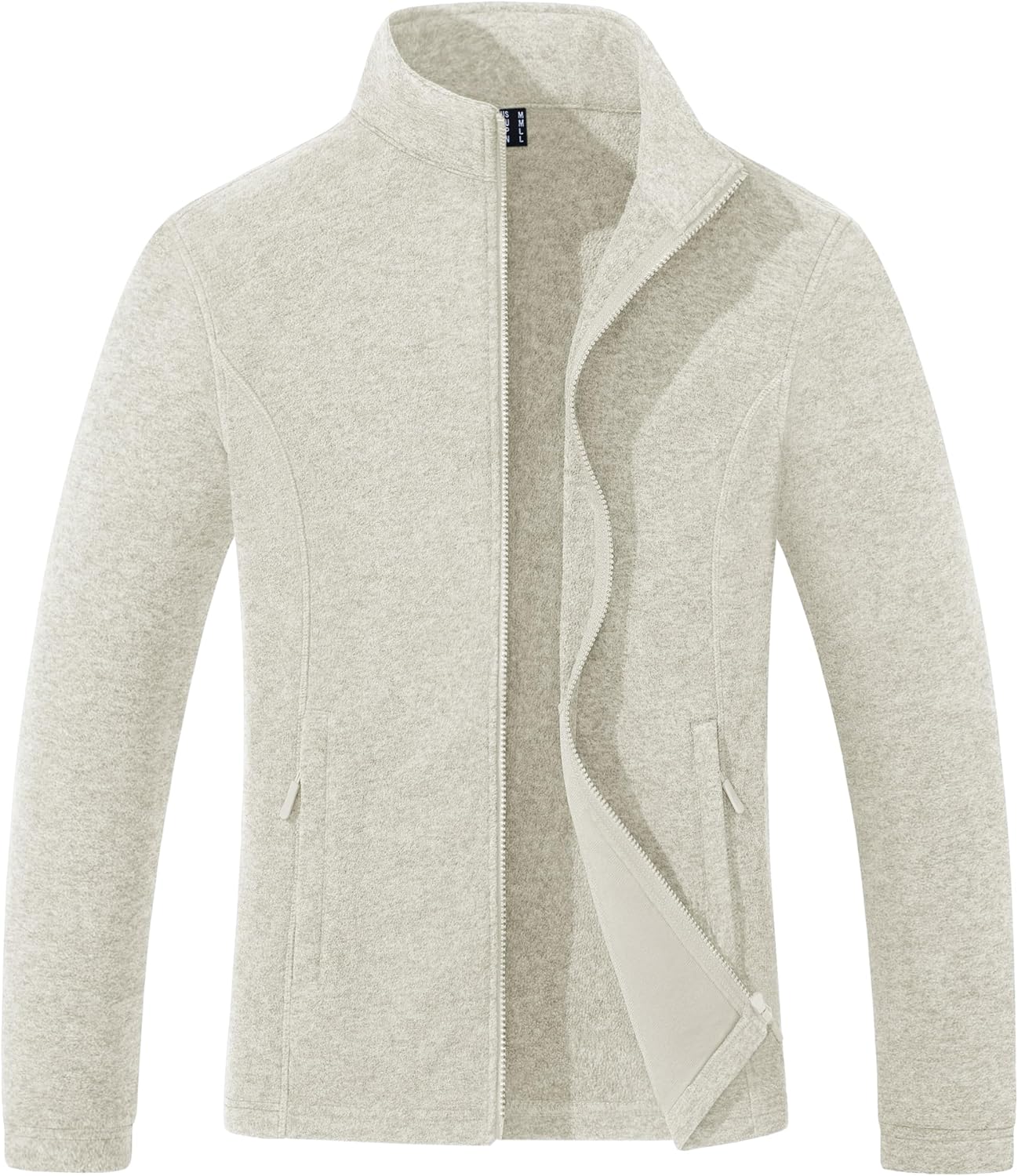 MAGCOMSEN Fleece Jacket Women Zip Up Lightweight Warm Winter