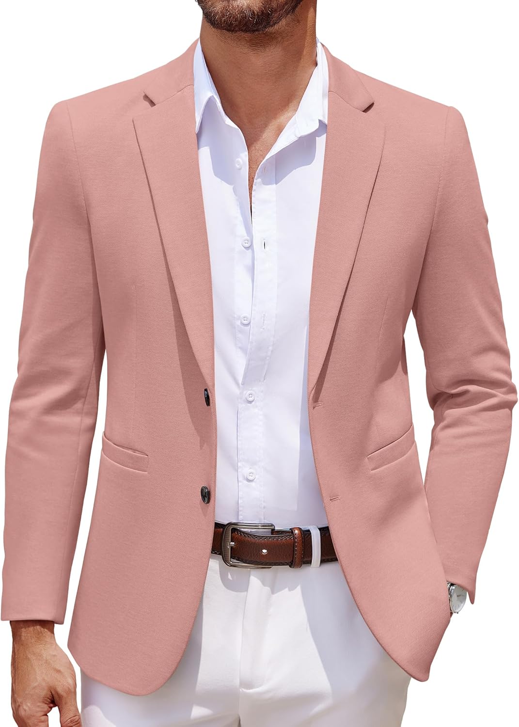COOFANDY Men's Casual Knit Blazer for Stylish Everyday Wear