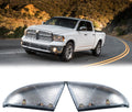 LED Side Mirror Turn Signal Light Assembly Blinker White Puddle Lamp