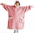 Bedsure Blanket Hoodie Kids - Wearable Sherpa Sweatshirt for Cozy
