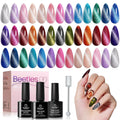 Beetles Cat Eye Gel Nail Polish Set - 20 Colors Kit for DIY Manicures