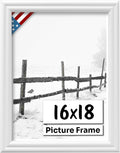 White 16x18 Picture Frame.75 in Wide - Minimal White Wall Frame