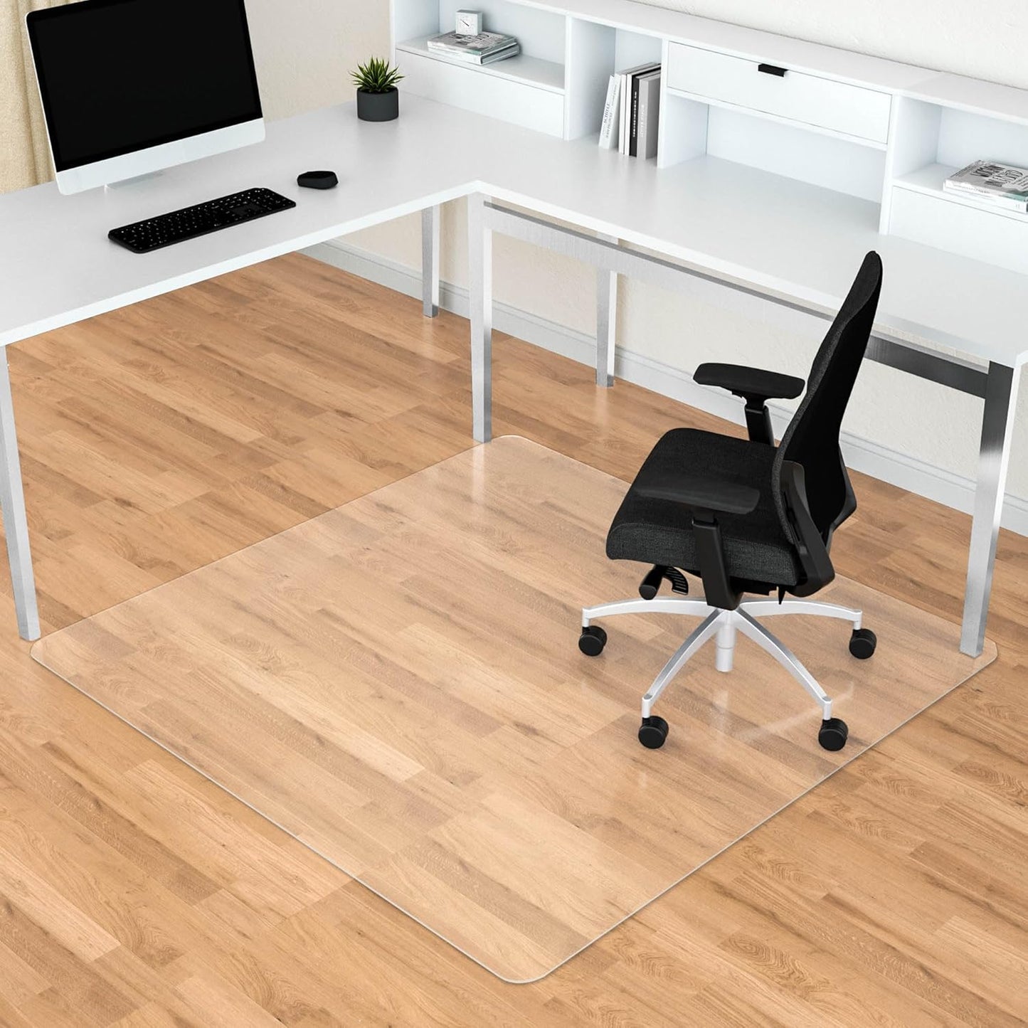Office Chair Mat for Hard Floors - Large 48 x 48 Protector