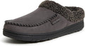 Mens Breathable Memory Foam Brendan Clog Slipper - Wide Sizes