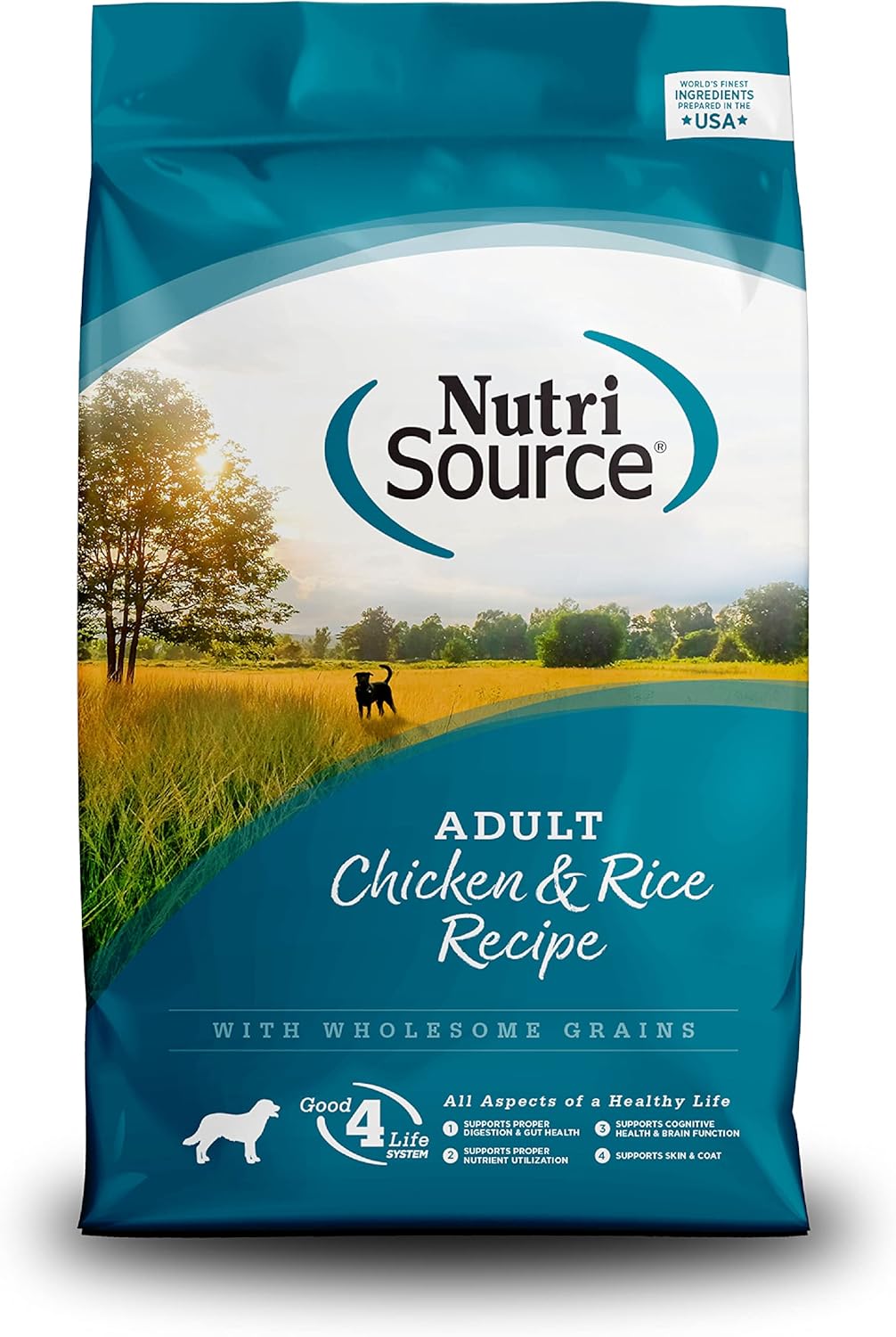 NutriSource Chicken and Rice Dry Dog Food for All Life Stages