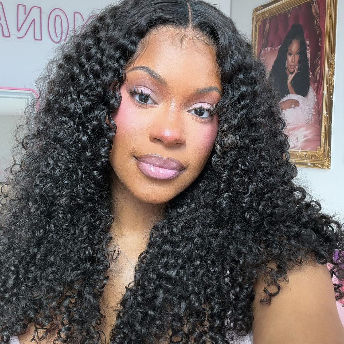 Kinky Curly 180% Density Glueless Wigs for Effortless Style