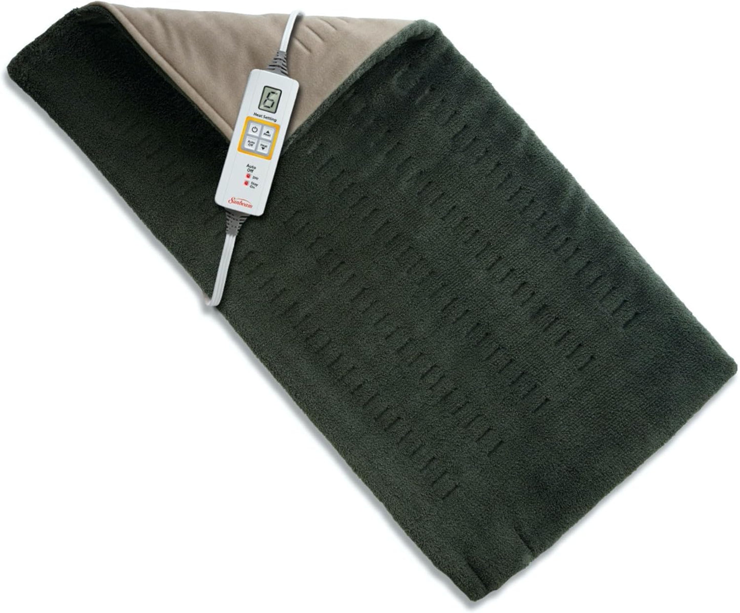 Sunbeam XL Heating Pad for Back Neck and Shoulder Pain Relief