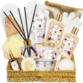 Mothers Day Gifts for Mom Spa Gift Basket Set - Luxury Almond Spa Kit