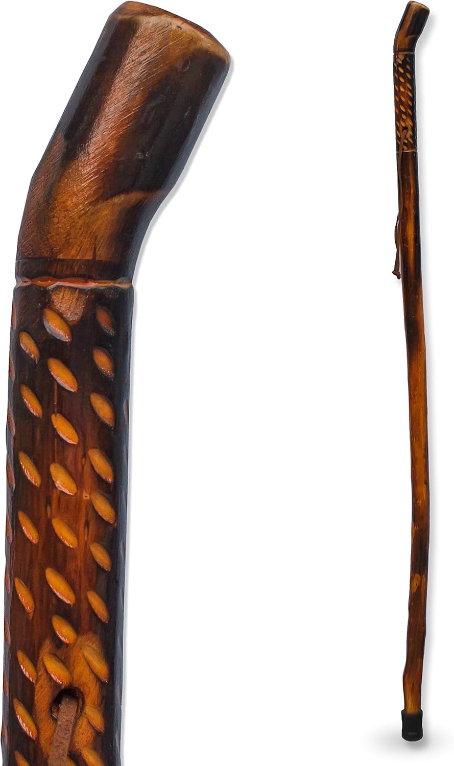 RMS Wood Walking Stick - Sturdy Trek Pole