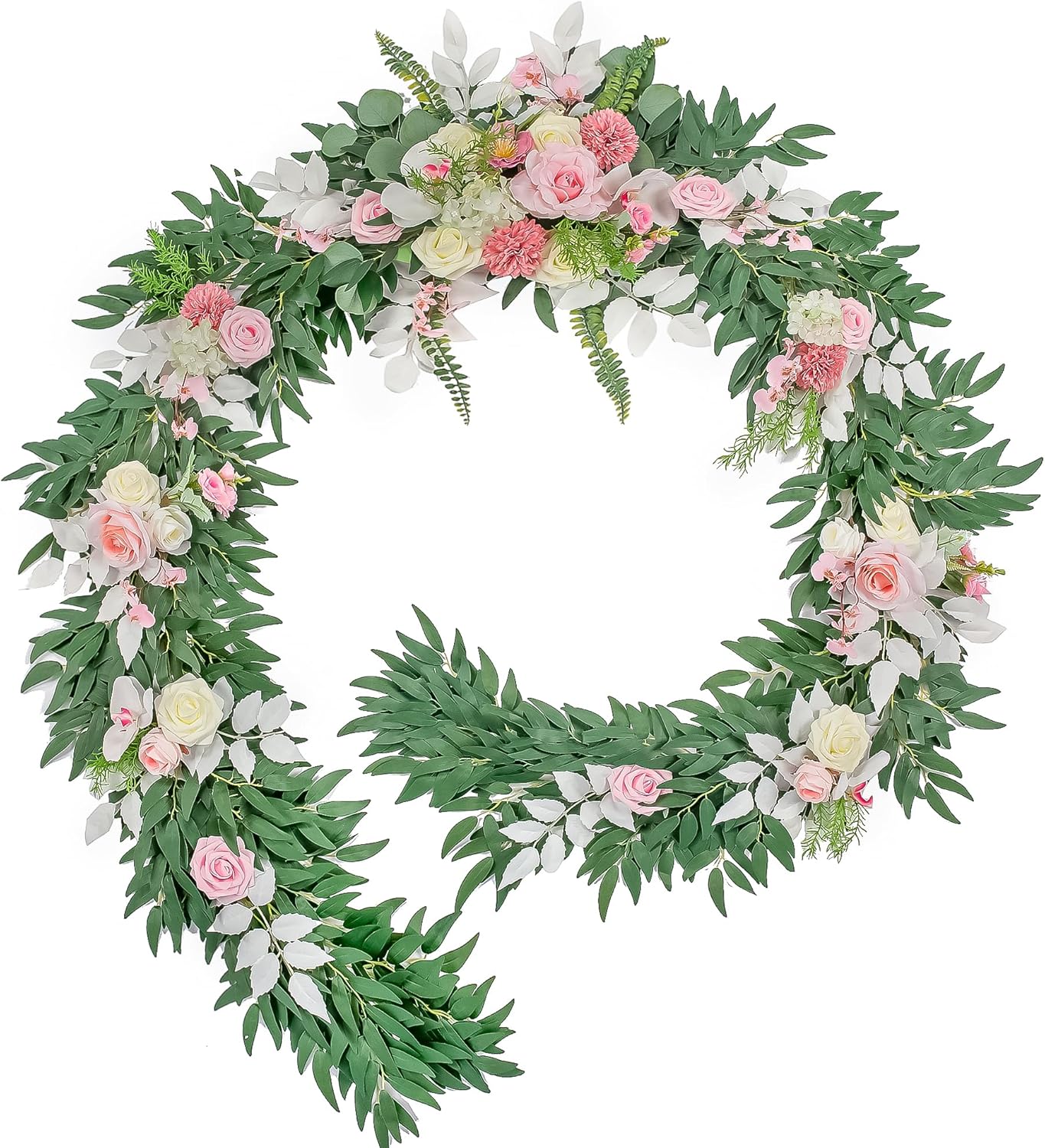9FT Wedding Arch Flower Garland for Dream Wedding Decor